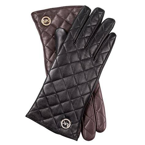 macys michael kors leather gloves|Michael Kors leather gloves women.